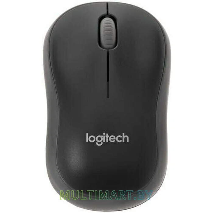 Мышь Logitech M186 (черный/серый)
